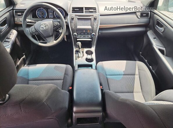 4T4BF1FK2GR532747 2016 TOYOTA CAMRY Silver Вид панелі приладів