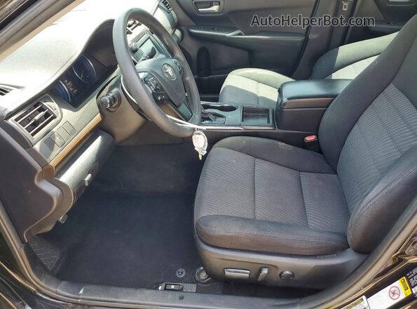 4T4BF1FK2GR563108 2016 TOYOTA CAMRY Black Սալոնի դիմացի տեսք