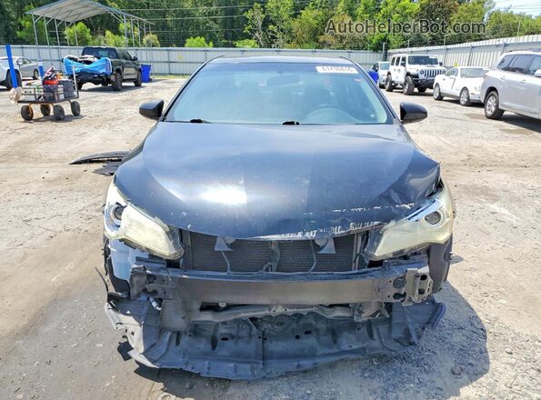 4T4BF1FK2GR563108 2016 TOYOTA CAMRY Black Դիմացի տեսք