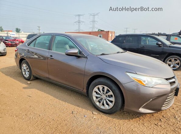 4T4BF1FK3GR583299 2016 TOYOTA CAMRY Серый Передняя правая четверть