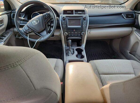 4T4BF1FK3GR583299 2016 TOYOTA CAMRY Серый Вид панели приборов