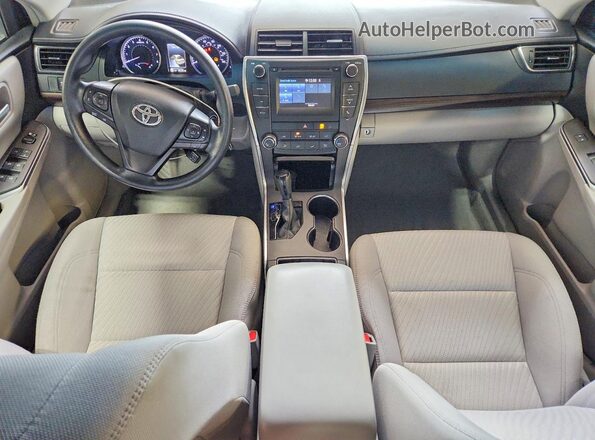 4T4BF1FK5GR535674 2016 TOYOTA CAMRY Silver წინა პანელის ხედი