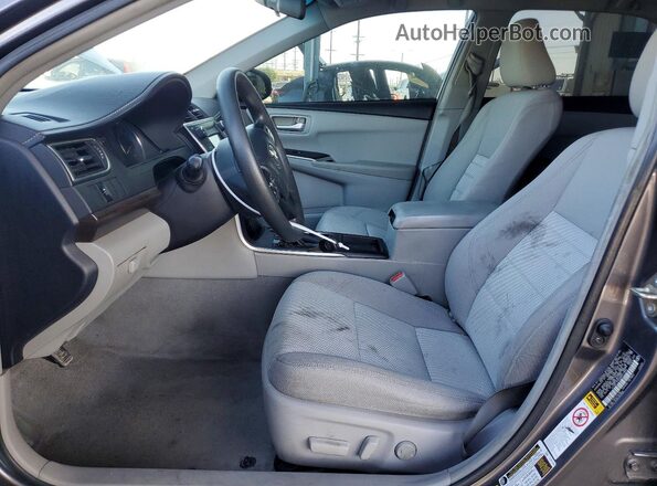 4T4BF1FK5GR541894 2016 TOYOTA CAMRY Gray წინა სალონის ხედი