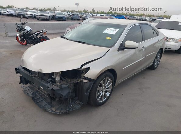 4T4BF1FK5GR542155 2016 TOYOTA CAMRY Gold Передня ліва чверть