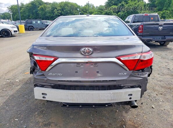 4T4BF1FK5GR556850 2016 TOYOTA CAMRY Gray Вид ззаду