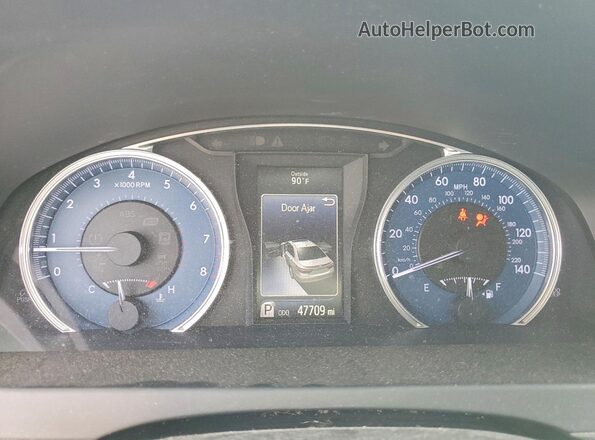 4T4BF1FK5GR564012 2016 TOYOTA CAMRY White Widok zestawu wskaźników