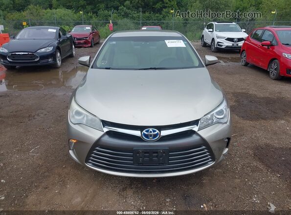 4T4BF1FK5GR573891 2016 TOYOTA CAMRY Gold ხელსაწყოთა პანელის ხედი
