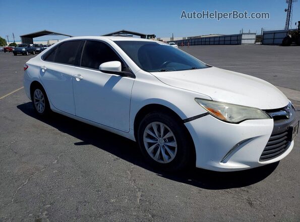 4T4BF1FK5GR584129 2016 TOYOTA CAMRY White Передня права чверть