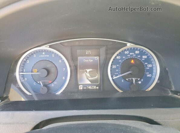 4T4BF1FK5GR584129 2016 TOYOTA CAMRY White Вид щитка приладів