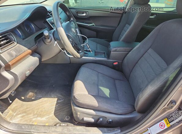 4T4BF1FK7GR538222 2016 TOYOTA CAMRY Угольный Вид салона спереди