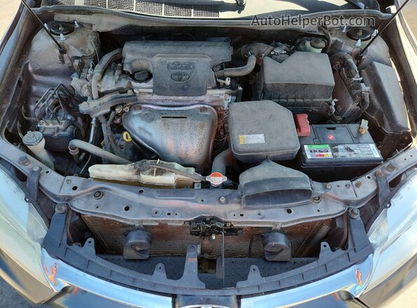 4T4BF1FK7GR538222 2016 TOYOTA CAMRY Угольный Вид задней части салона