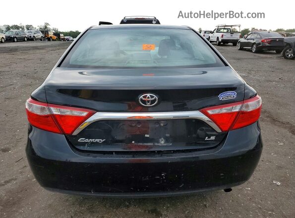 4T4BF1FK7GR564125 2016 TOYOTA CAMRY Black უკანა ხედი