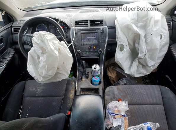 4T4BF1FK7GR564125 2016 TOYOTA CAMRY Black წინა პანელის ხედი