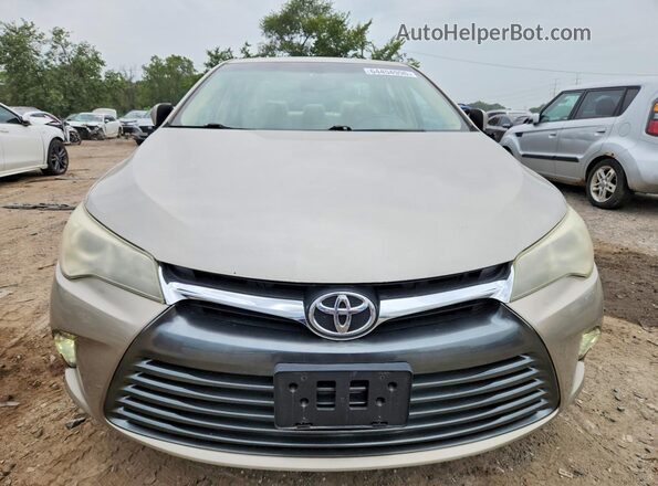 4T4BF1FK8GR549794 2016 TOYOTA CAMRY Beige Front view