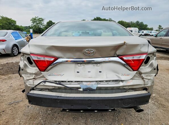 4T4BF1FK8GR549794 2016 TOYOTA CAMRY Beige Rear view
