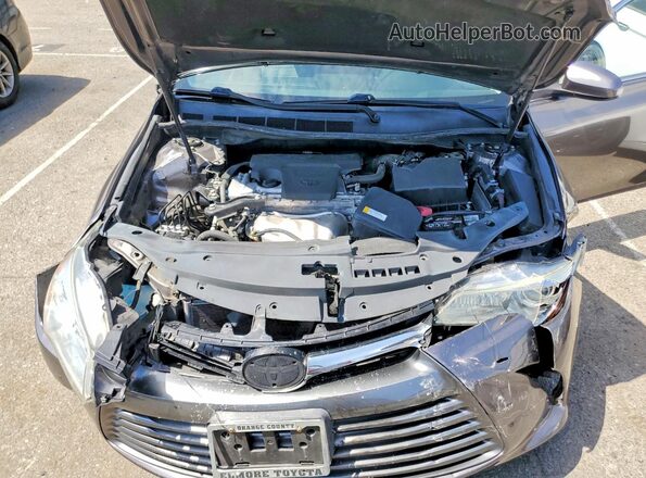 4T4BF1FK8GR571018 2016 TOYOTA CAMRY Charcoal Вид задньої частини салону