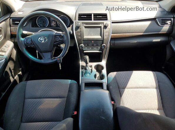 4T4BF1FK8GR571018 2016 TOYOTA CAMRY Charcoal Вид панелі приладів