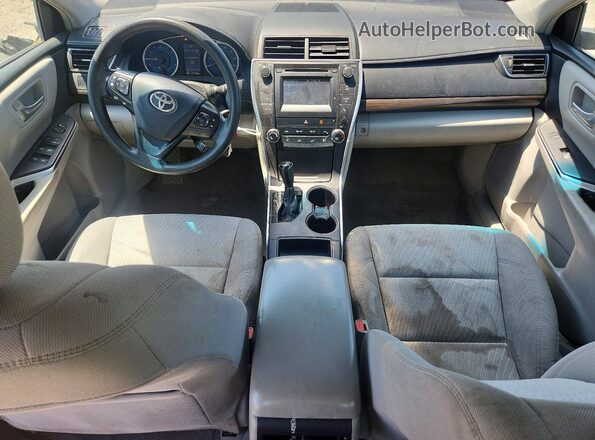 4T4BF1FK9GR556463 2016 TOYOTA CAMRY Black წინა პანელის ხედი