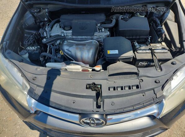 4T4BF1FK9GR556463 2016 TOYOTA CAMRY Black უკანა სალონის ხედი