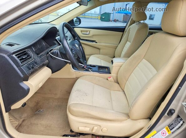 4T4BF1FK9GR556835 2016 TOYOTA CAMRY Tan Front interior view