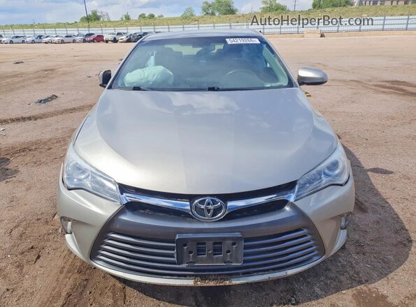 4T4BF1FK9GR557418 2016 TOYOTA CAMRY Tan Vista frontal
