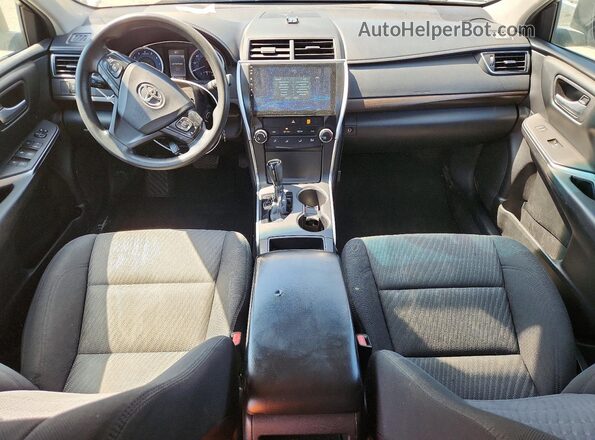 4T4BF1FK9GR559170 2016 TOYOTA CAMRY Silver Առջևի վահանակի տեսք