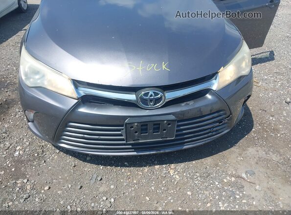 4T4BF1FKXGR570243 2016 TOYOTA CAMRY Gray წინა ხედი
