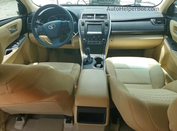 4T4BF1FKXGR574843 2016 TOYOTA CAMRY White Widok deski rozdzielczej