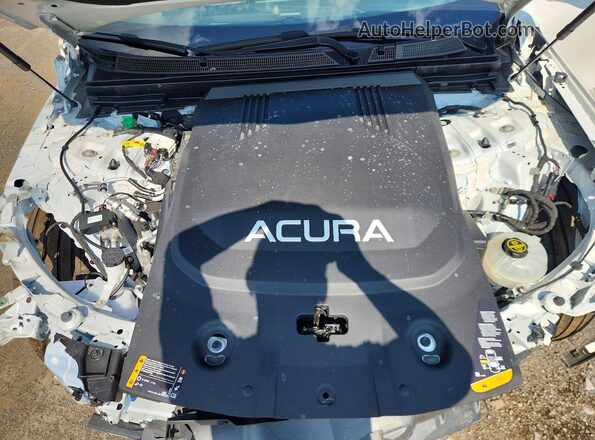 4W5KHNRL0RZ504197 2024 ACURA ZDX White Vista del compartimento del motor