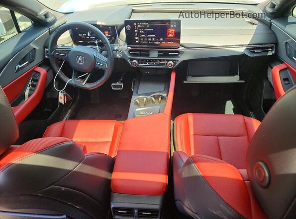 4W5KHNRL3RZ505196 2024 ACURA ZDX White Առջևի վահանակի տեսք