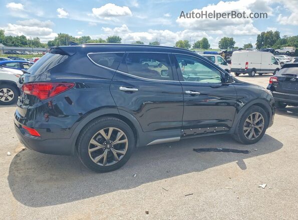 5XYZWDLA5JG503374 2018 HYUNDAI SANTA FE Black წინა მარჯვენა