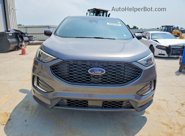 2FMPK4J95NBA59527 2022 FORD EDGE Gray Вид ззаду