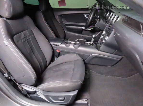 1FA6P8CF5L5130471 2020 FORD MUSTANG Gray Вид ззаду