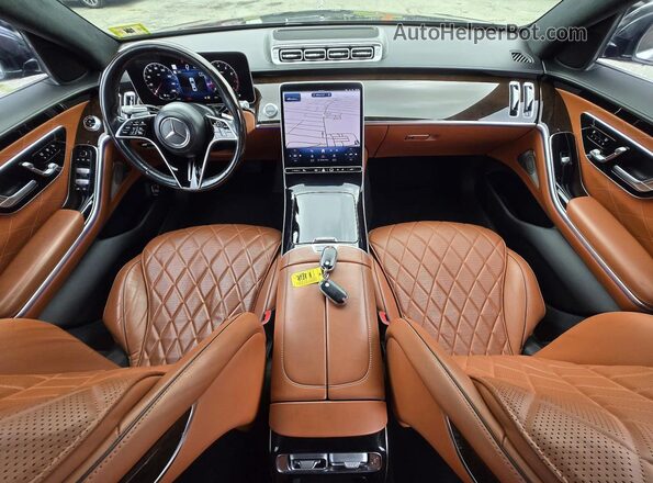 W1K6G7GB0MA042146 2021 MERCEDES-BENZ S Угольный Вид задних сидений