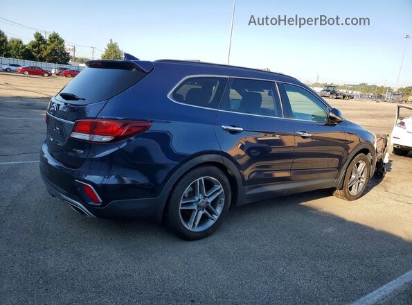 KM8SRDHF3HU207593 2017 HYUNDAI SANTA Blue Delantero derecho