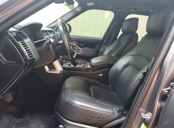 SALGS2SV7JA384697 2018 LAND ROVER RANGE Gray Widok deski rozdzielczej