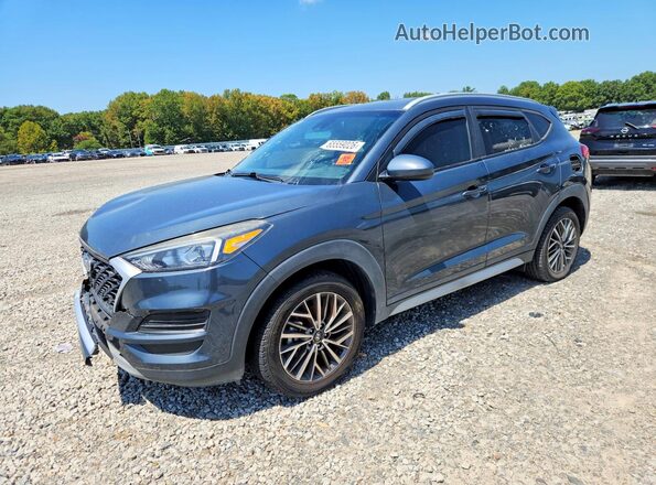 KM8J33AL8KU915255 2019 HYUNDAI TUCSON Blue Trasero izquierdo