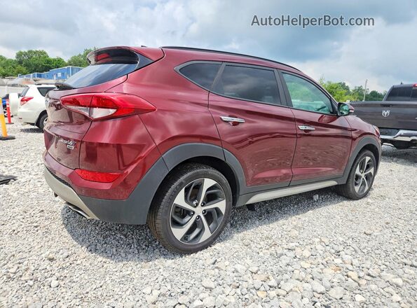 KM8J3CA23JU608937 2018 HYUNDAI TUCSON Burgundy Передня права чверть