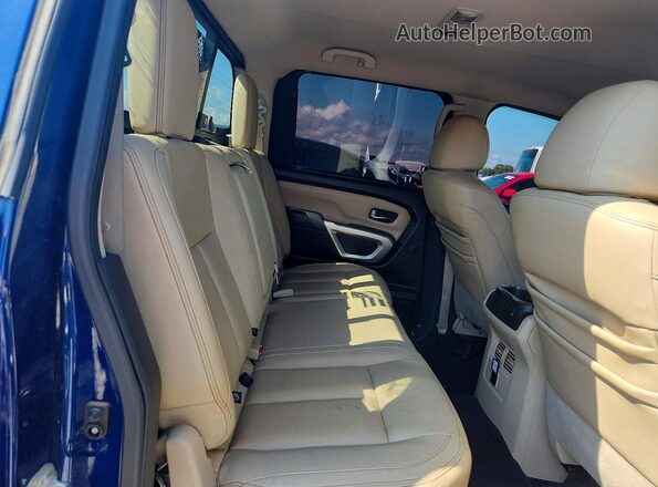 1N6BA1F48GN514954 2016 NISSAN TITAN Синий Вид задней части салона