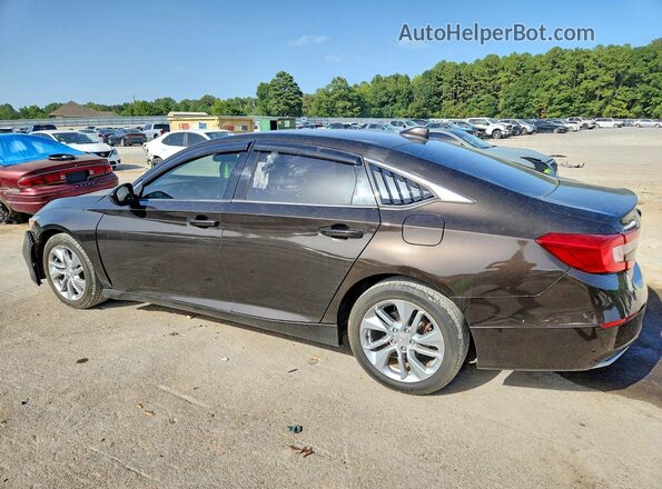 1HGCV1F11JA075601 2018 HONDA ACCORD Brown უკანა მარჯვენა