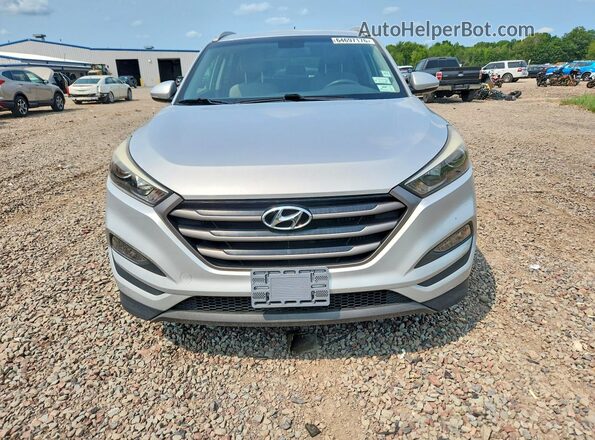 KM8J33A22GU164927 2016 HYUNDAI TUCSON Silver Widok z tyłu