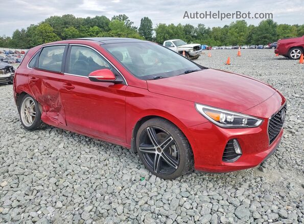 KMHH55LC7JU081768 2018 HYUNDAI ELANTRA Красный Вид спереди