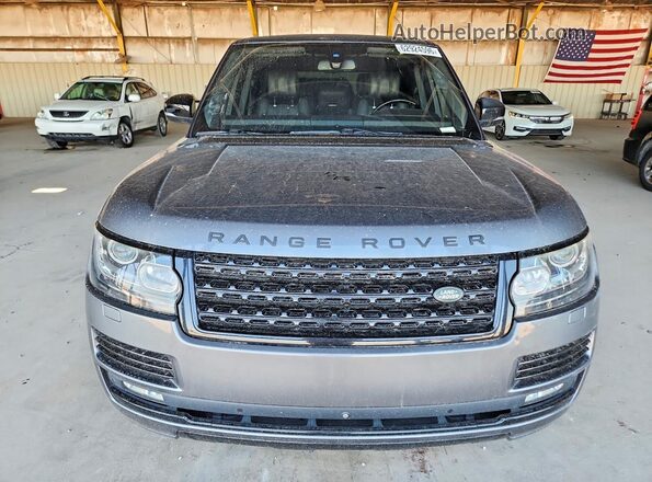 SALGS2EF8GA267479 2016 LAND ROVER RANGE Gray უკანა ხედი
