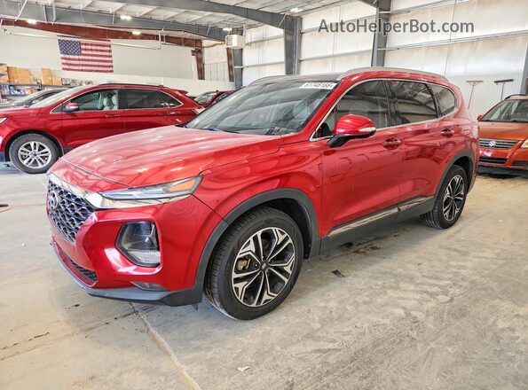 5NMS5CAA9LH297986 2020 HYUNDAI SANTA Red Rear left