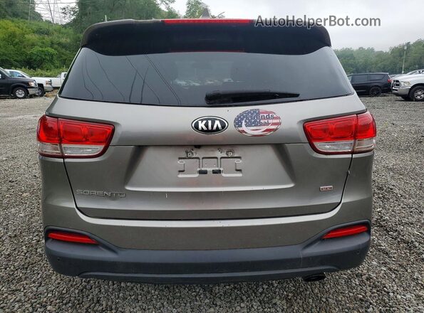 5XYPG4A30GG052730 2016 KIA SORENTO Brown წინა სალონის ხედი