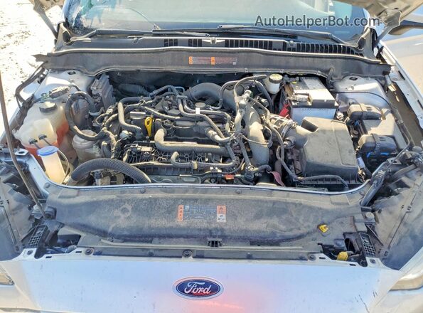 3FA6P0HD5KR160820 2019 FORD FUSION Silver Вид підкапотного простору