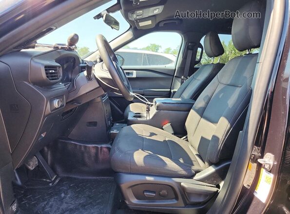 1FM5K8AB4LGD08147 2020 FORD EXPLORER Black Вид панелі приладів
