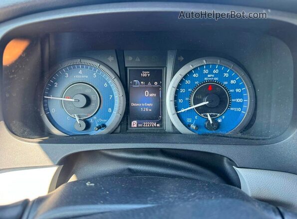 5TDZZ3DCXLS083327 2020 TOYOTA SIENNA Black Instrument cluster view