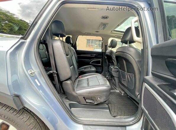 5XYP3DHC1LG053896 2020 KIA TELLURIDE Серебряный Вид сзади