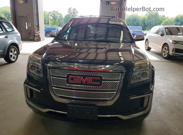 2GKFLVE39G6277771 2016 GMC TERRAIN Black Вид ззаду